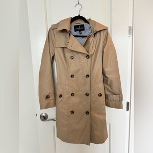 London Fog camel trench coat